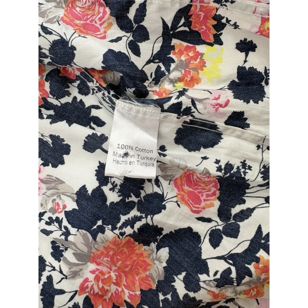 Spazio‎ Uomo Mens XL Loud Floral Club Buttondown Longsleeve Shirt Party Night